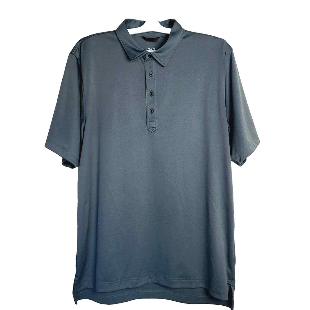 Zero Restriction‎ Short Sleeve Golf Polo Shirt Men's XL Gray Stretch Tour Series